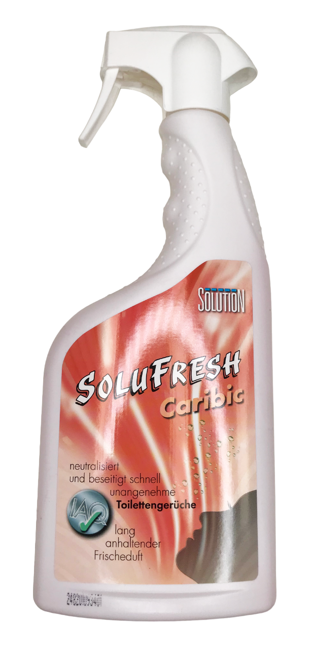 Solufresh Toilette 750 ml Caribic Sprühneutralisation Solufresh Toilette 750 ml Caribic Sprühneutralisation