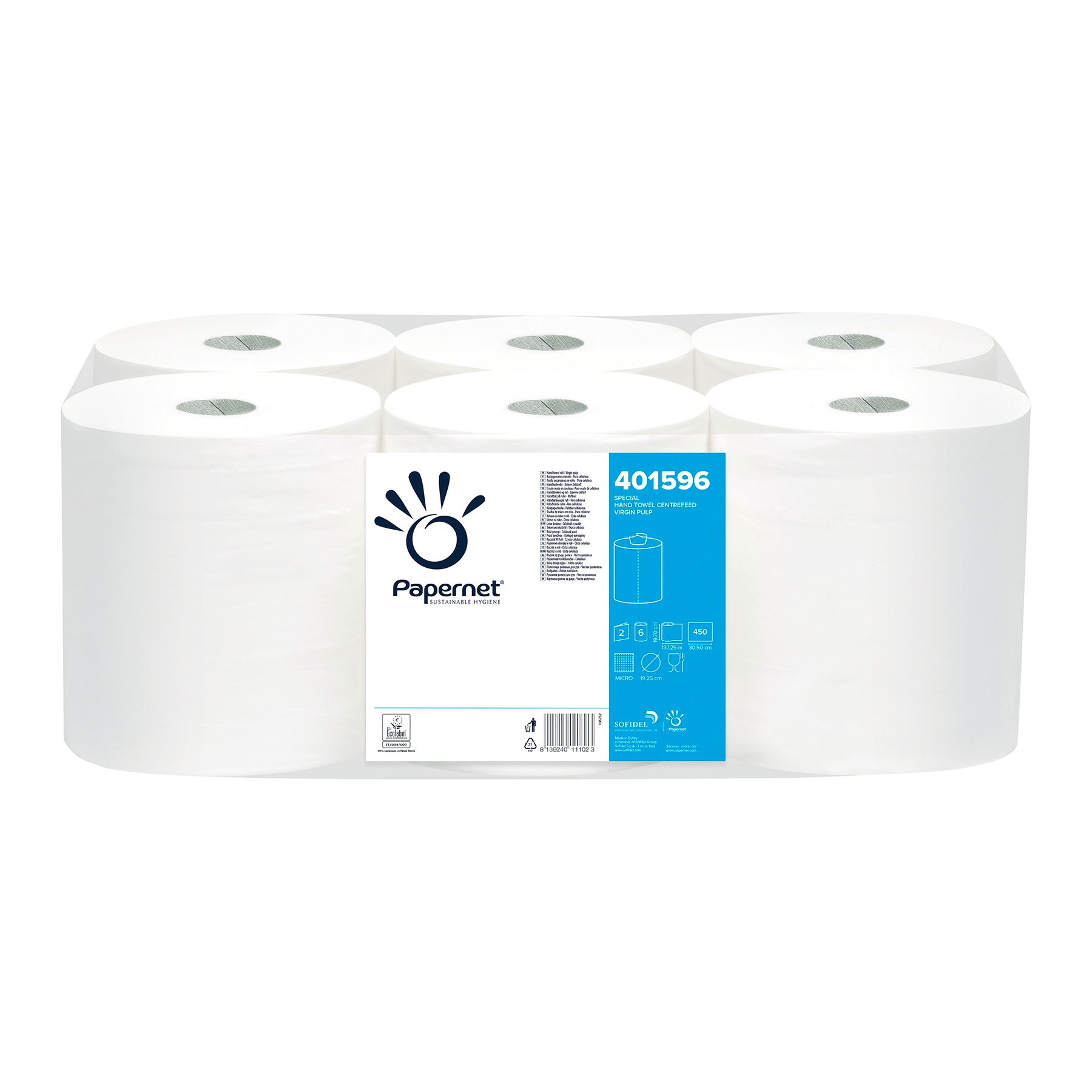 Handtuchrolle 2 lagig 19,7 cm x 137 m Zellstoff Action 450 Handtuchrolle 2 lagig 19,7 cm x 137 m Zellstoff Action 450