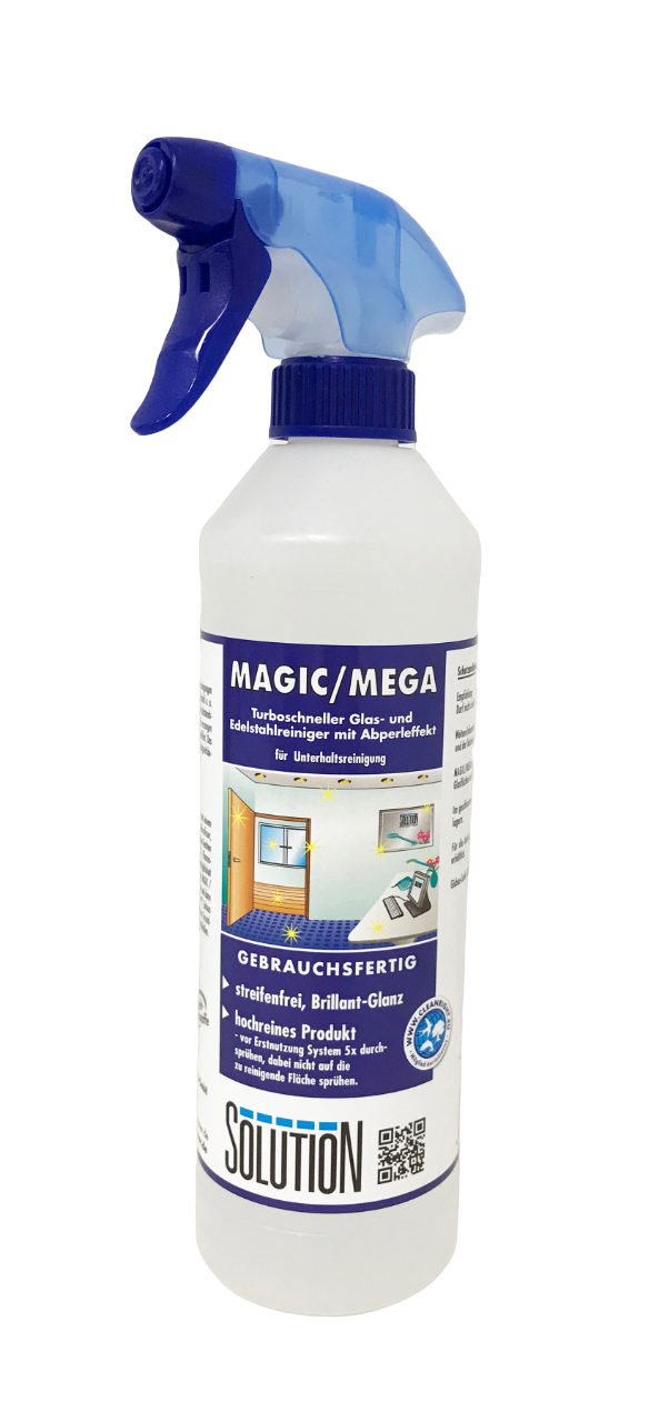 Magic Mega 500 ml Glas-, Edelstahl- und Oberflächenreiniger