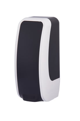 Seifenspender S-Line weiß/schwarz 1000ml abschließbar