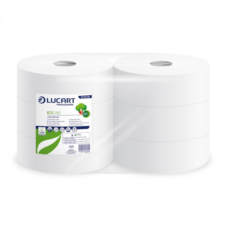 Toilettenpapier 2 lagig 380 m Eco