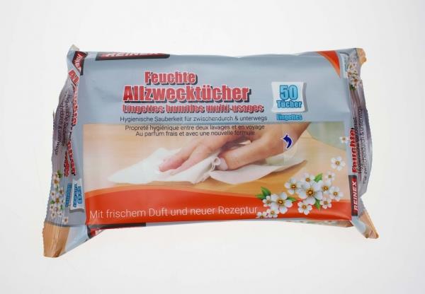Feuchte Allzwecktücher 50er Pack Feuchte Allzwecktücher 50er Pack