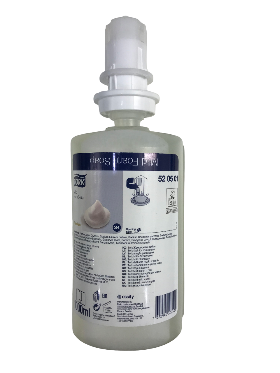 Schaumseife 1 Liter mild Premium Hellgelb S4