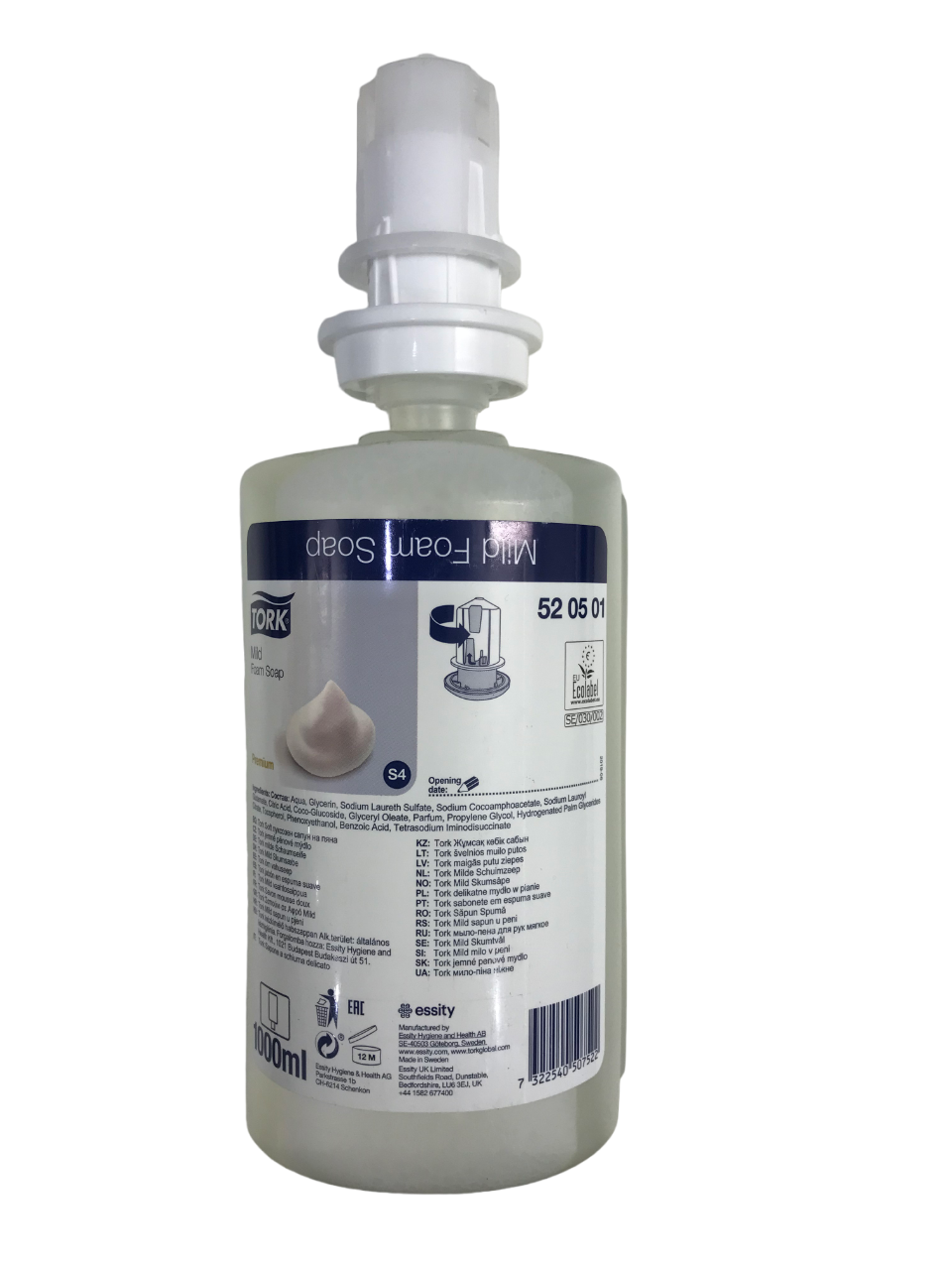 Schaumseife 1 Liter mild Premium Hellgelb S4 Schaumseife 1 Liter mild Premium Hellgelb S4