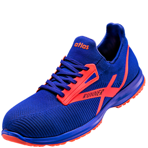Sicherheitsschuhe Arbeitsschuhe Atlas Runner 45 blau ESD S1P Halbschuhe Gr.47