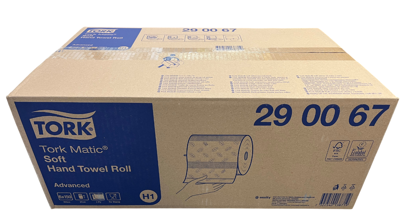 Handtuchrolle 2 lagig 21 cm x 150 m weiß Advanced Tork Matic H1