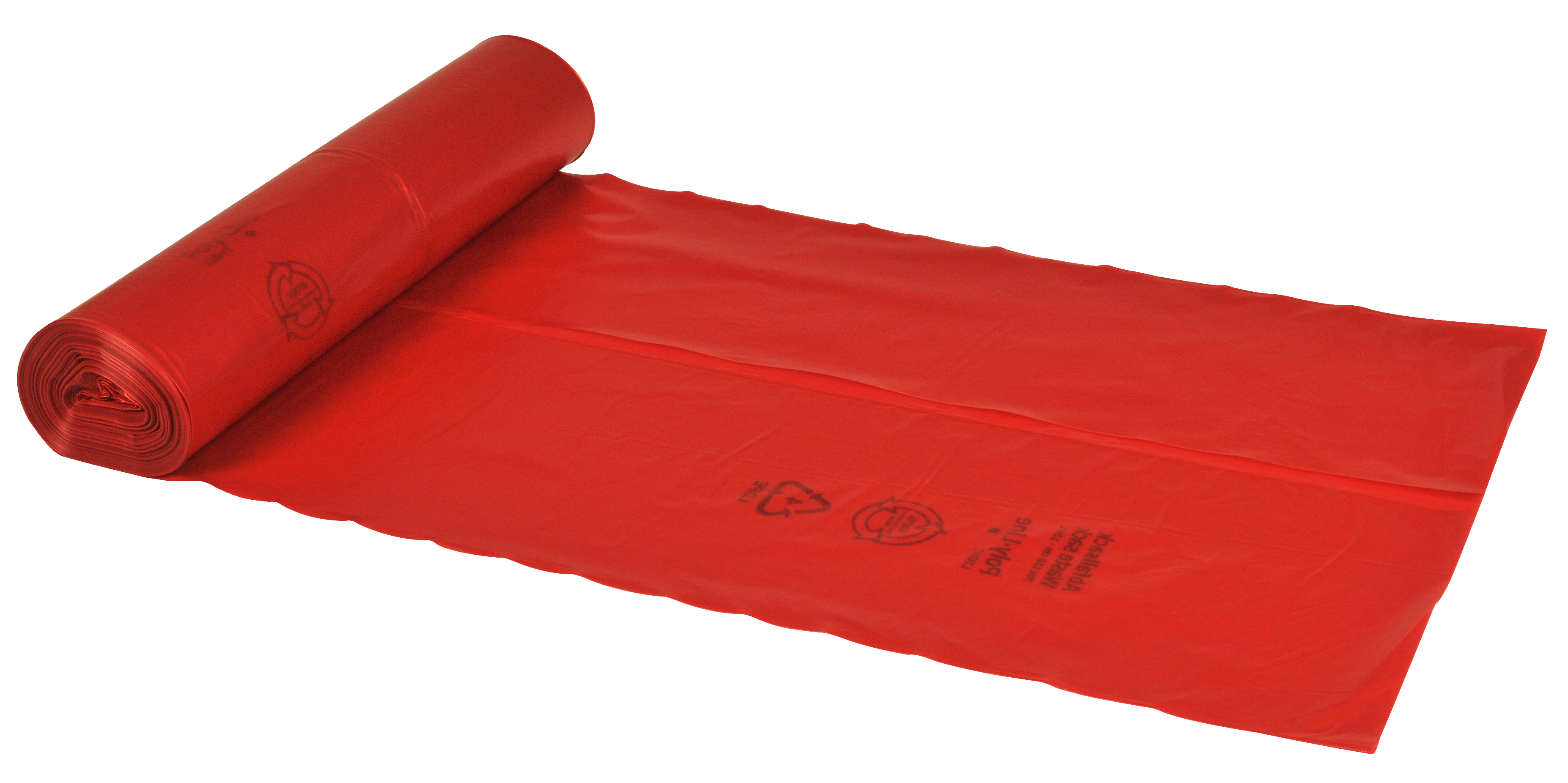 Müllsack 700 x 1100 mm 120 Liter rot T60 LDPE stark Müllsack 700 x 1100 mm 120 Liter rot T60 LDPE stark