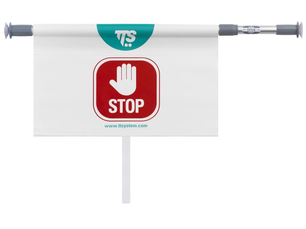 TTS Hängewarnschild für Türen "Stop"